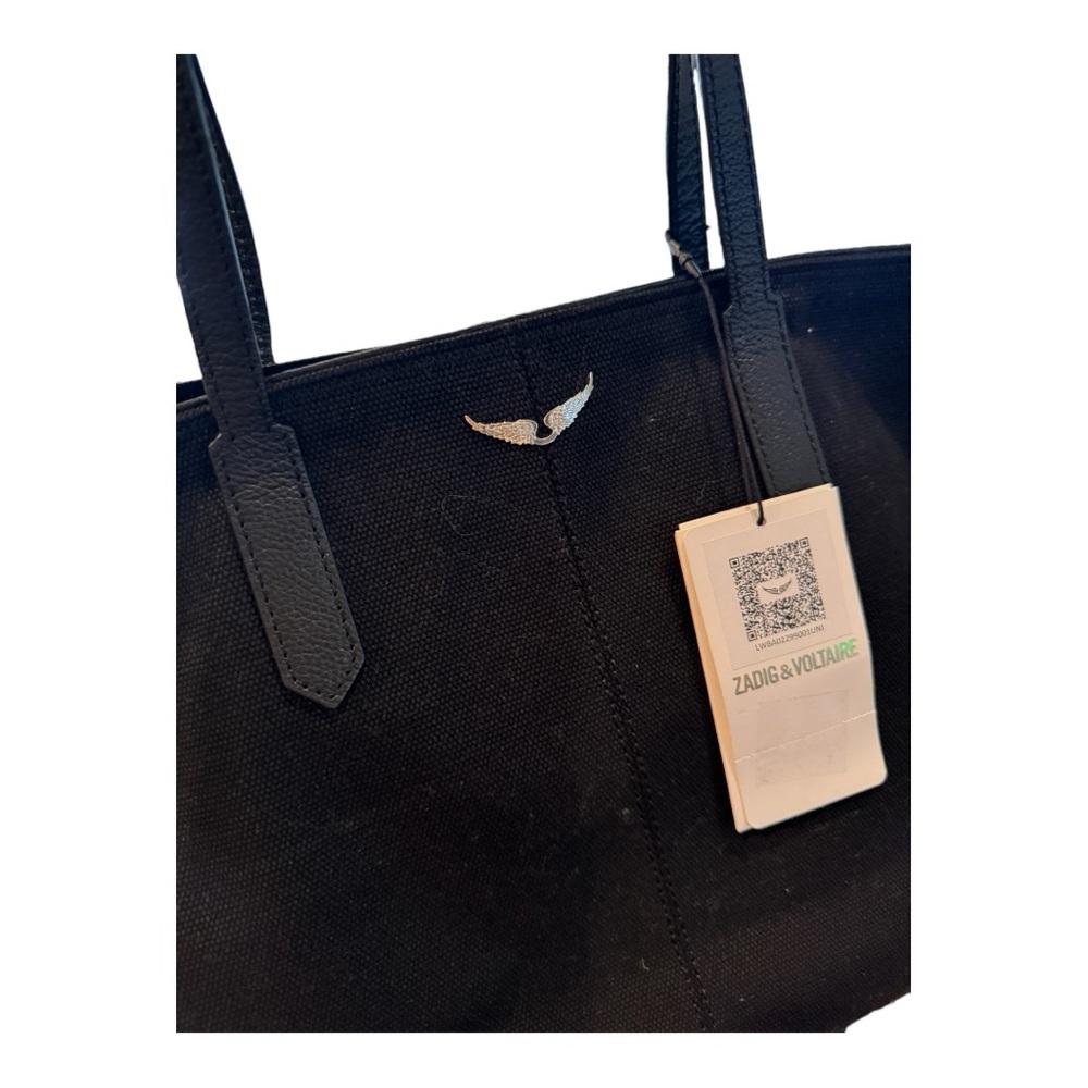 Zadig & Voltaire Mick Wings Canvas Tote - Picture 3 of 11